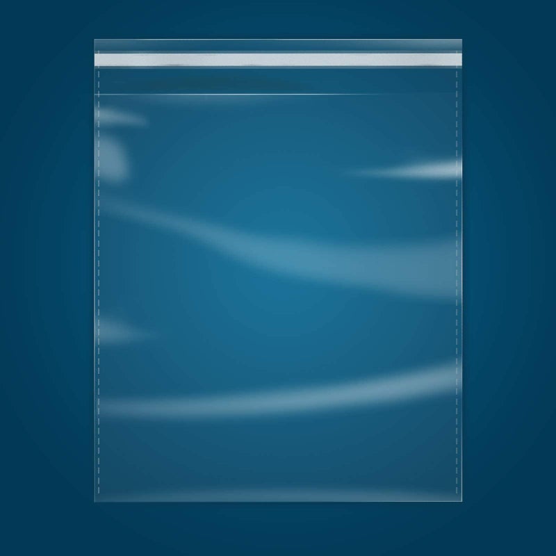 iMailer 200 Count 8 x 10 Self Sealing Cellophane Bags Clear Cello Resealable Plastic Poly Bags for Art Prints Packaging Photo Jewelry